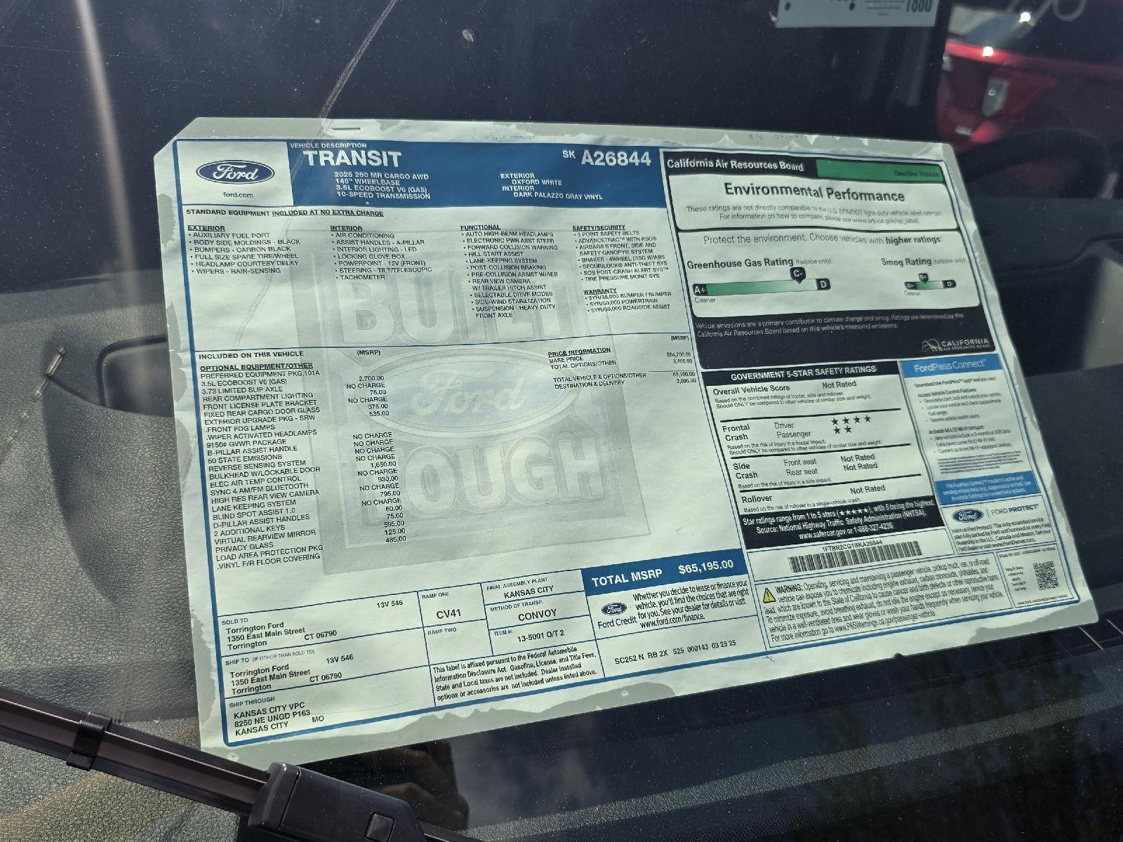 2025 Ford Transit-250 Medium Roof Cargo Van AWD