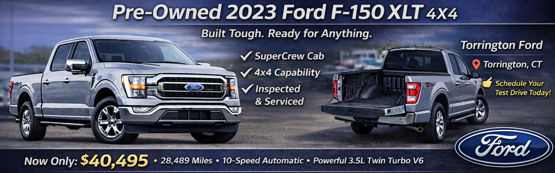Used 2023 Ford F-150 XLT 4x4 Torrington Ford CT